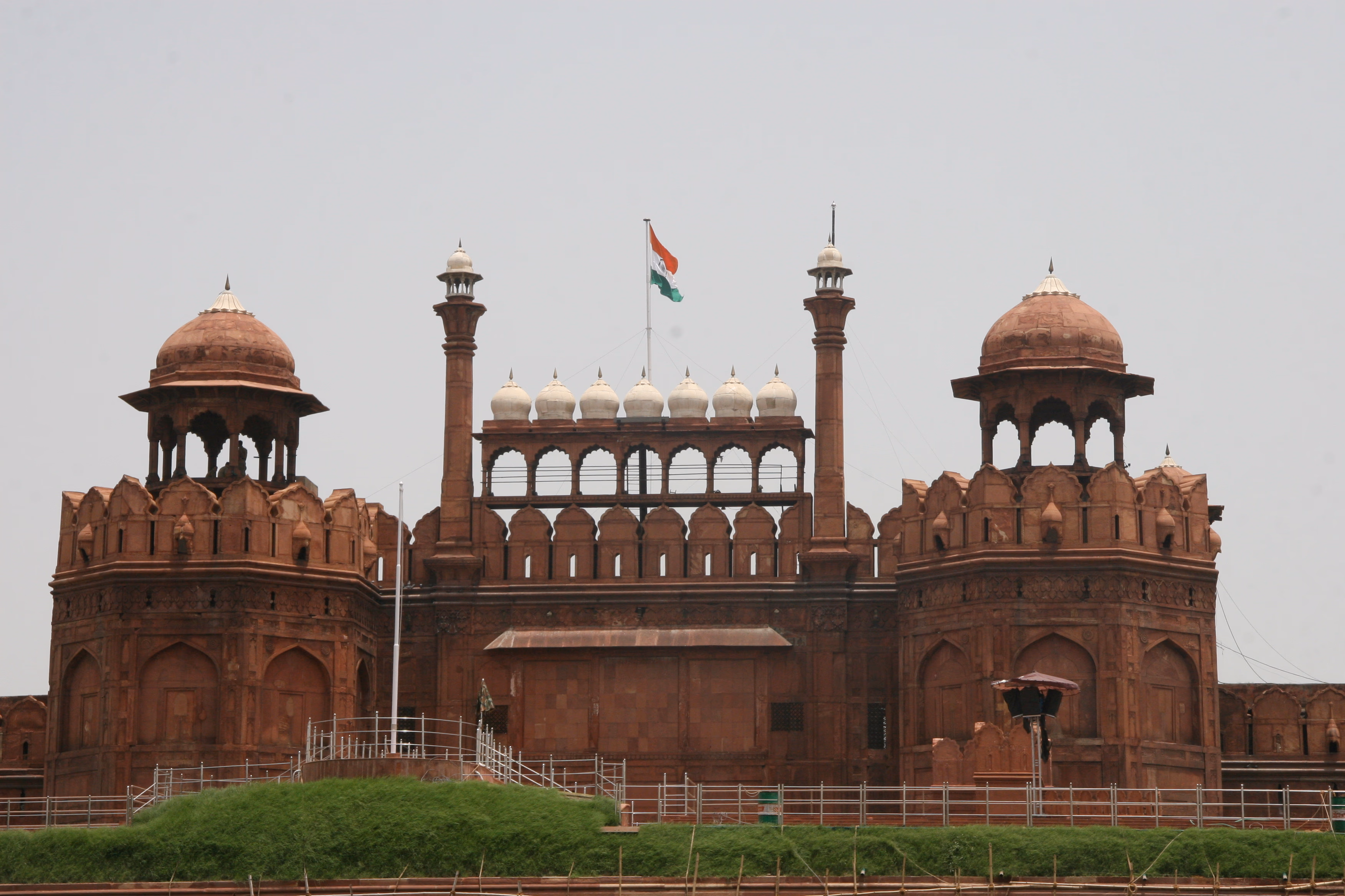 Red Fort Delhi — Sfeerimpressie India